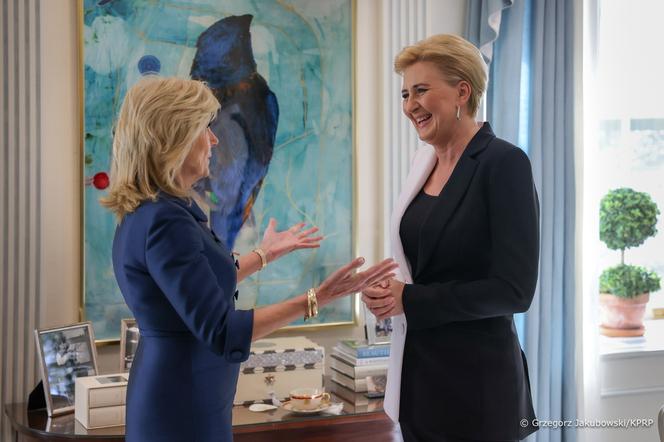 Agata Duda odwiedziła Jill Biden