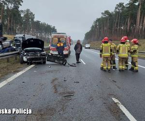 Wypadek pod Zieloną Górą. Droga S3 zablokowana