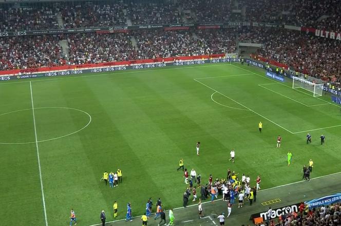 SKANDAL w meczu Nice - Olympique Marsylia!