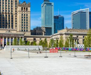 Plac Centralny Warszawa, sierpień 2025