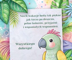 Grafiki i kartki na zakończenie roku szkolnego
