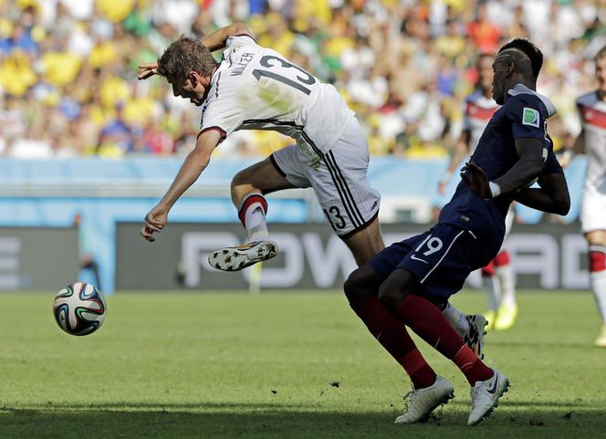 Paul Pogba i Thomas Mueller, Francja - Niemcy