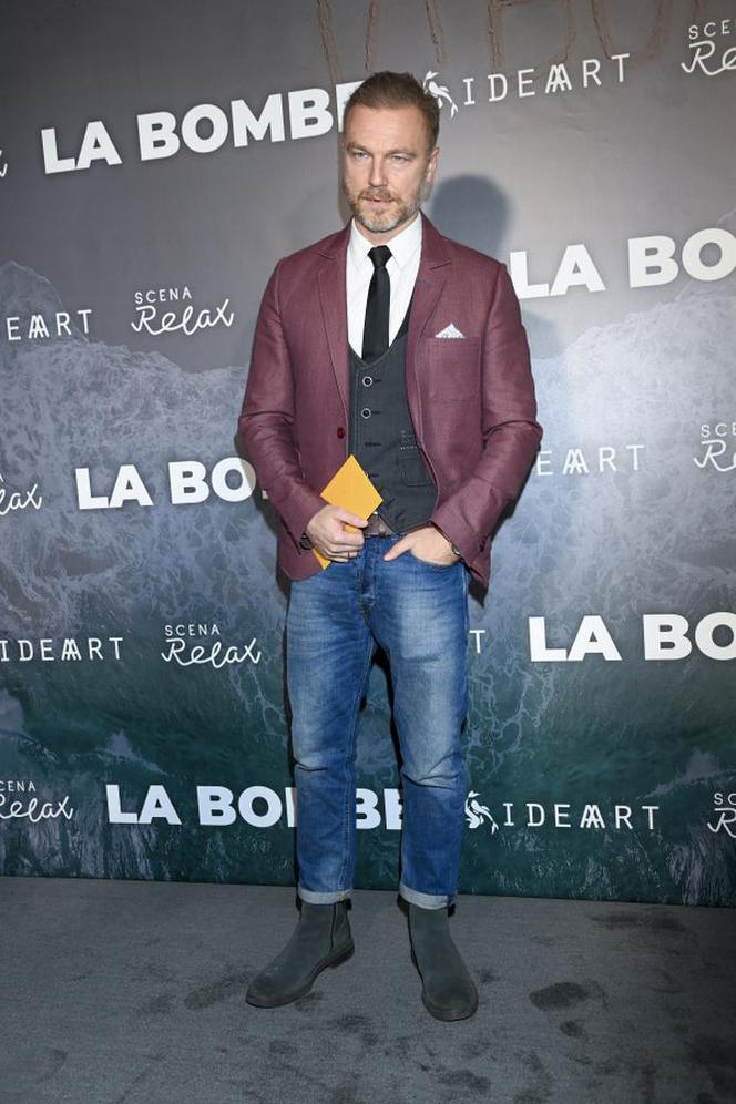 Krystian Wieczorek na premierze spektaklu "La Bombe"