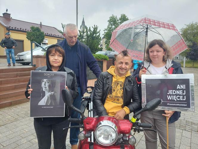 Protest pod hasłem "Ani jednej więcej" Starachowice 14.06.2023