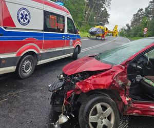 Wypadek na odwodnicy Gostynia