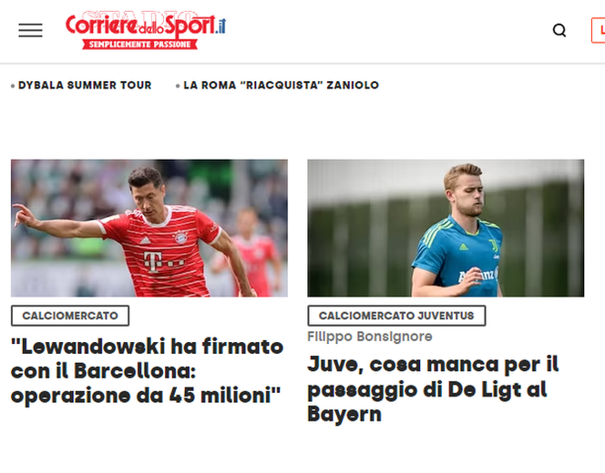 Tak media zareagowały na transfer Lewandowskiego