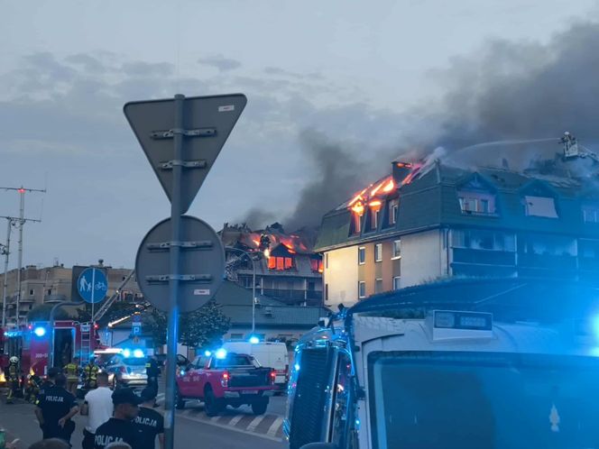 Pożar w Ząbkach (3.07.2025)