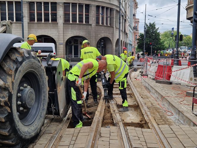 Utrudnienia dla pasażerów. Ulica Gdańska bez tramwajów