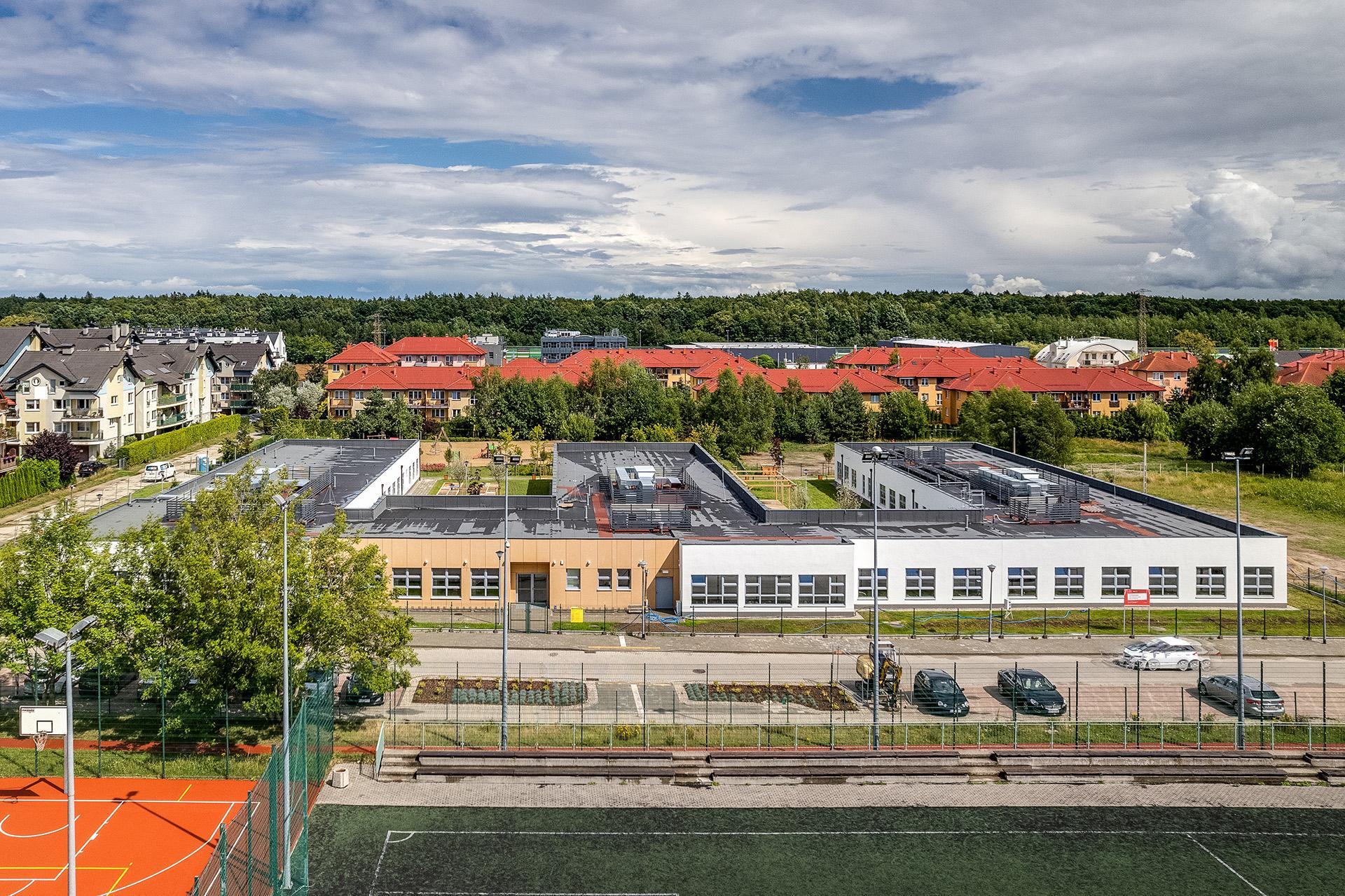 Nowy budynek Zespołu Szkół Ogólnokształcących nr 2 w Gdańsku