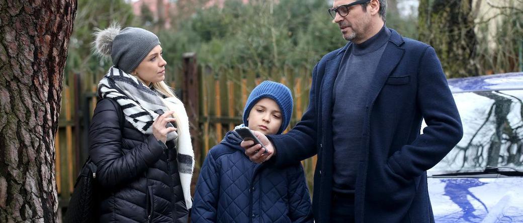 M jak miłość wiosna 2018, Joasia (Barbara Kurdej-Szatan), Wojtuś (Feliks Matecki), Michał Ostrowski (Paweł Deląg)