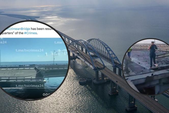 Ukraińcy wysadzili Most Krymski?