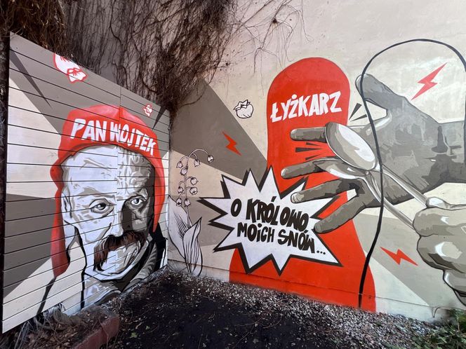 Nowy mural w Toruniu. Przedstawia legendy starówki