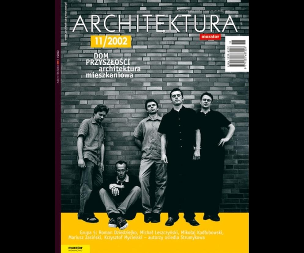 Okładka Miesięcznik Architektura 11/2002