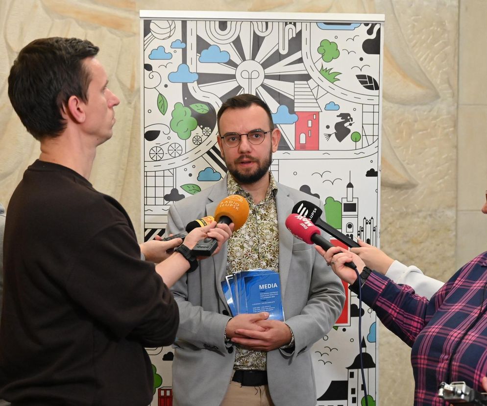 Mateusz Marecki z Urzędu Miejskiego w Słupsku