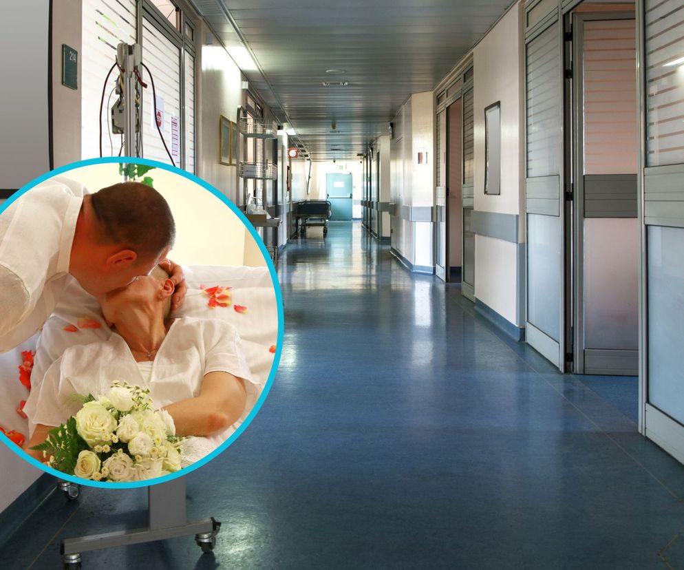Wzruszający ślub na oddziale w Gliwicach. Choroba często prowadzi do przewartościowań