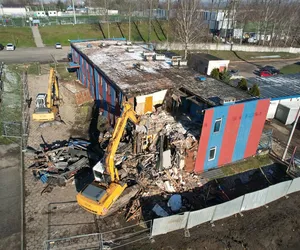 Znika budynek klubowy Polonii Bytom