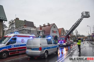 Groźny wypadek na budowie w Oleśnicy. Mężczyzna spadł z dachu