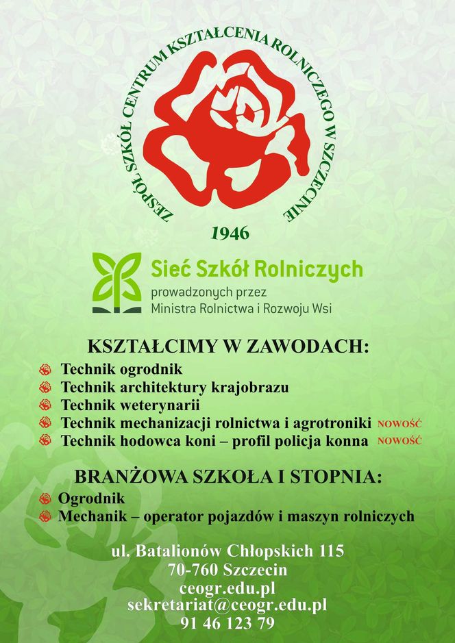 Zespół Szkół Centrum Kształcenia Rolniczego w Szczecinie