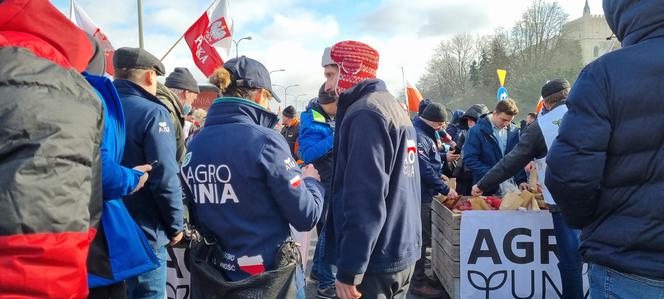 Protest rolników w Lublinie [GALERIA]