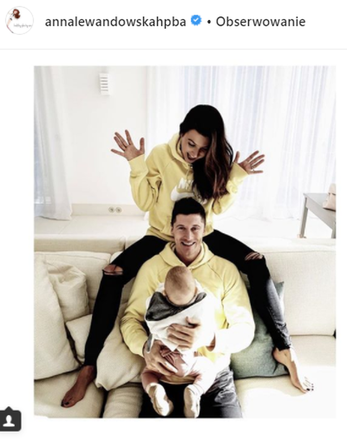 Anna Lewandowska Robert Lewandowski Klara Lewandowska