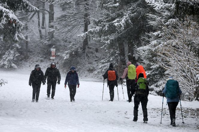 Powrót zimy na Podhalu