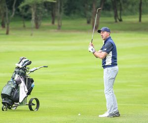 Jerzy Dudek na polu golfowym
