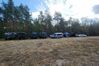 Poszukiwania drona w Warszawie (12.09.2025)