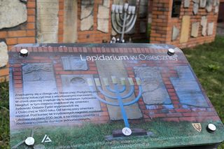 Lapidarium i stary cmentarz żydowski w Osiecznej