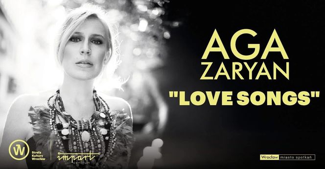 Aga Zaryan „Love Songs” – koncert w piątek 14.02 o 19:00 