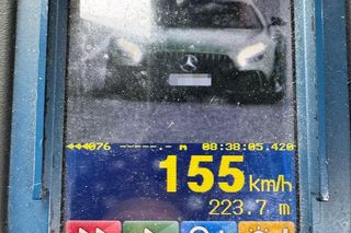 Pędził 155 km/h pod Tarnowem. Stracił prawo jazdy na 3 miesiące