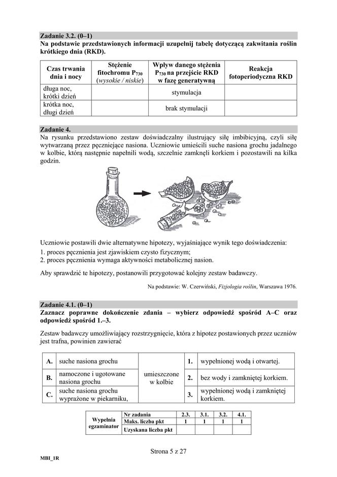 Matura 2019 z biologii [ARKUSZE CKE, ODPOWIEDZI]