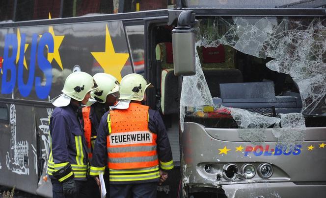 wypadek autokaru w Niemczech