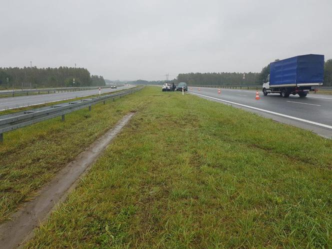 Seria groźnych kolizji na autostradzie A4 koło Tarnowa