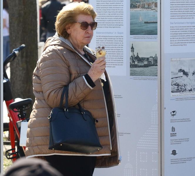 Premier Hanna Suchocka w Sopocie