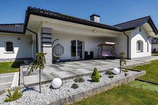 Taras z płyt betonowych