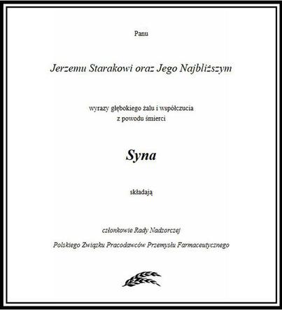 Piotr Woźniak-Starak - nekrologi