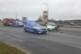 Wypadek na Warszawskiej. Pijany kierowca nie ustąpił pierwszeństwa