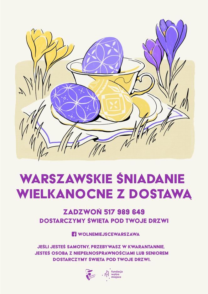 Warszawskie Śniadanie Wielkanocne - plakat