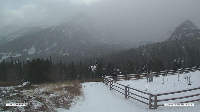 Śnieg w Tatrach