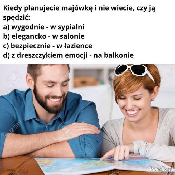 Majówka 2020 - MEMY z przymrużeniem oka. Tak będzie wyglądać majówka w Polsce