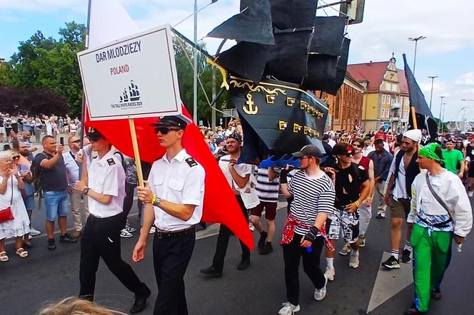 Parada załóg The Tall Ships Races 2024 w Szczecinie