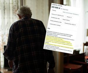 Szokująca oferta sprzedaży mieszkania z 98-letnim lokatorem. “Dziadek w słabej kondycji” 