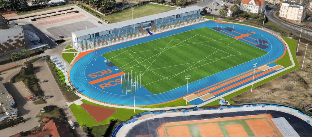 Nowy stadion lekkoatletyczny i hala lodowa w Lubinie