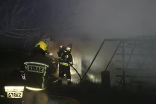 Wielki pożar w Kamionku. Spłonęły zabudowania gospodarcze