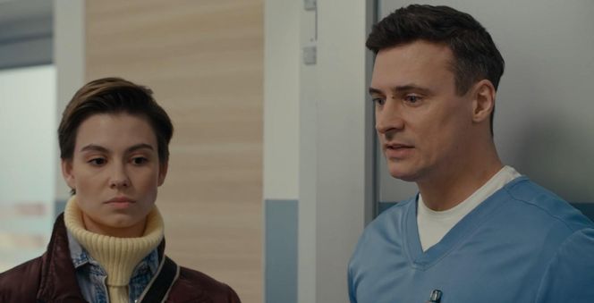 Na dobre i na złe odc. 957. Blanka (Pola Gonciarz), Krzysztof Radwan (Mateusz Damięcki)