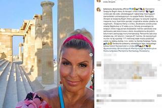 Katarzyna Skrzynecka - jej wielkie greckie wakacje