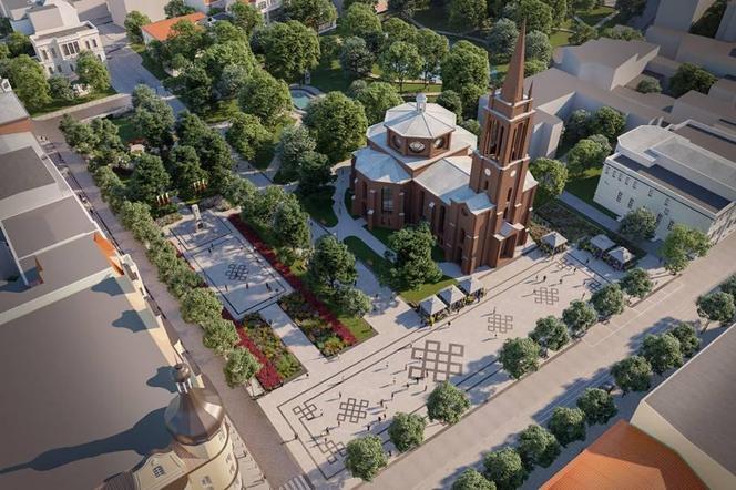 Wizualizacja placu Wolności w Bydgoszczy po remoncie