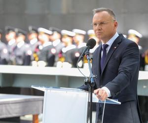 Andrzej Duda na Obchodach 80. rocznicy wybuchu Powstania Warszawskiego