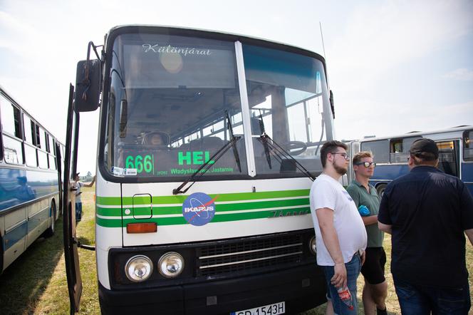 Zlot zabytkowych ikarusów w Katowicach