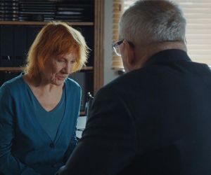 M jak miłość, odcinek 1868: Pani Ola (Ewa Kolasińska), Werner (Jacek Kopczyński)